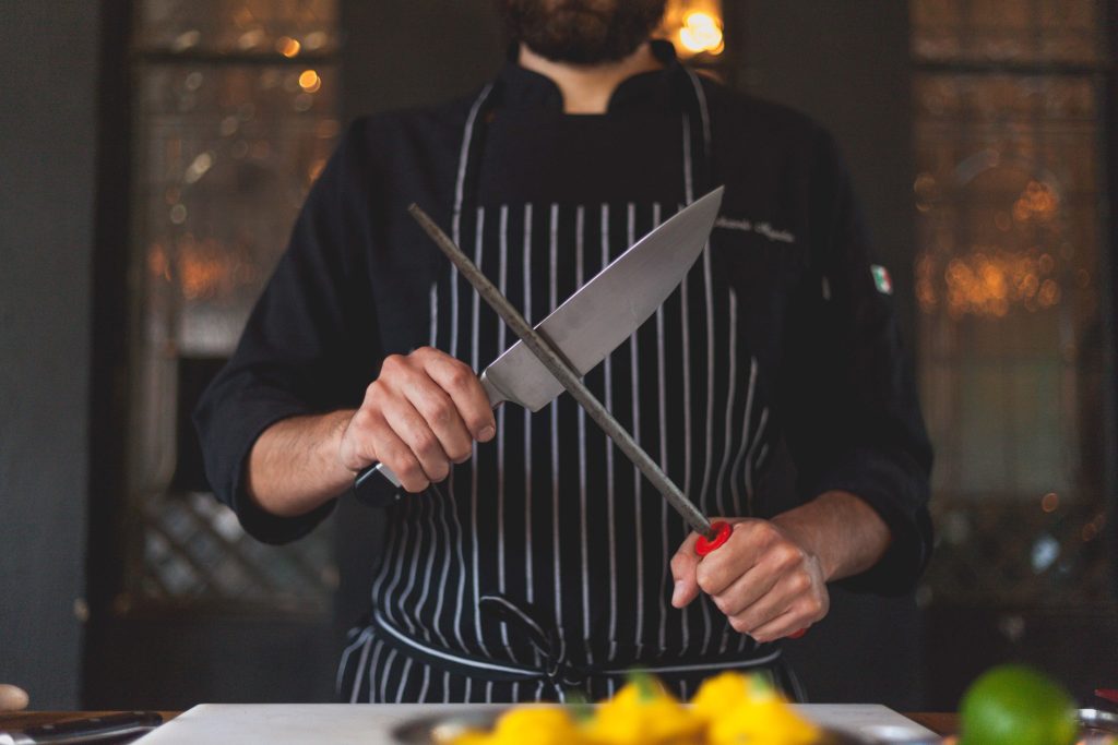 What is the Case pocket knife sharpening angle? Brooklyn Grill